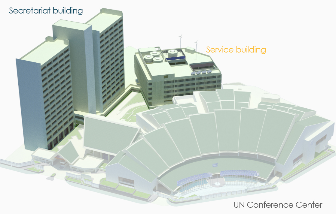 Buildings covered by the SMP project scope